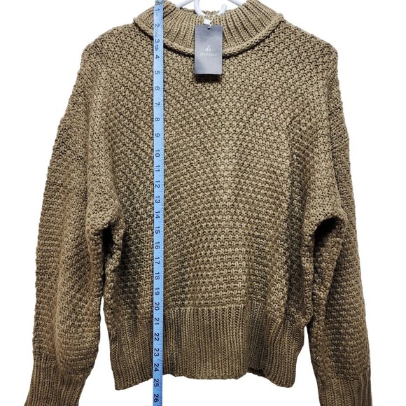 Deepself Womens Knit Turtleneck Sweater Size M Warm & Cozy - Picture 5 of 7